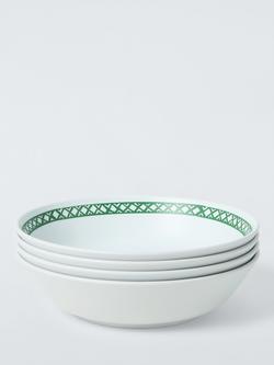 John Lewis Palm House Recycled Plastic Picnic Pasta Bowl, Set of 4, 22cm, Multi - view 2, Multi