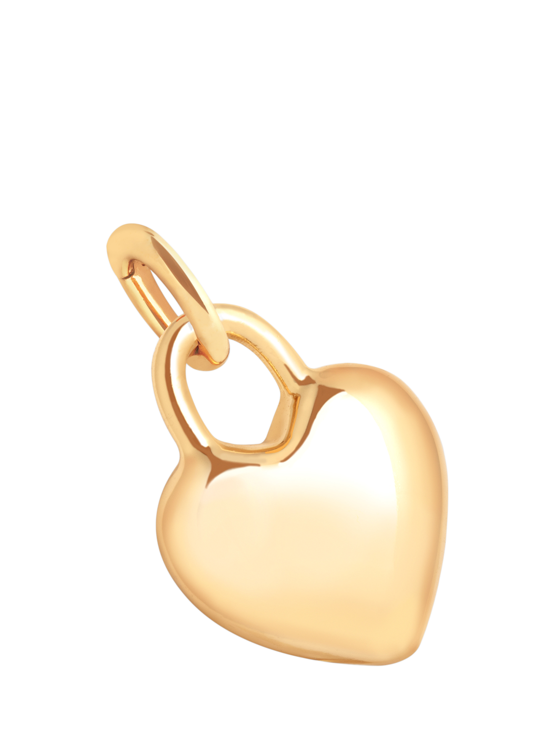 Product image 5 of 5, which shows Astrid & Miyu Duo Heart Talisman Charm Necklace, Gold