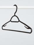 John Lewis Clothes Hangers, Set of 20, Black