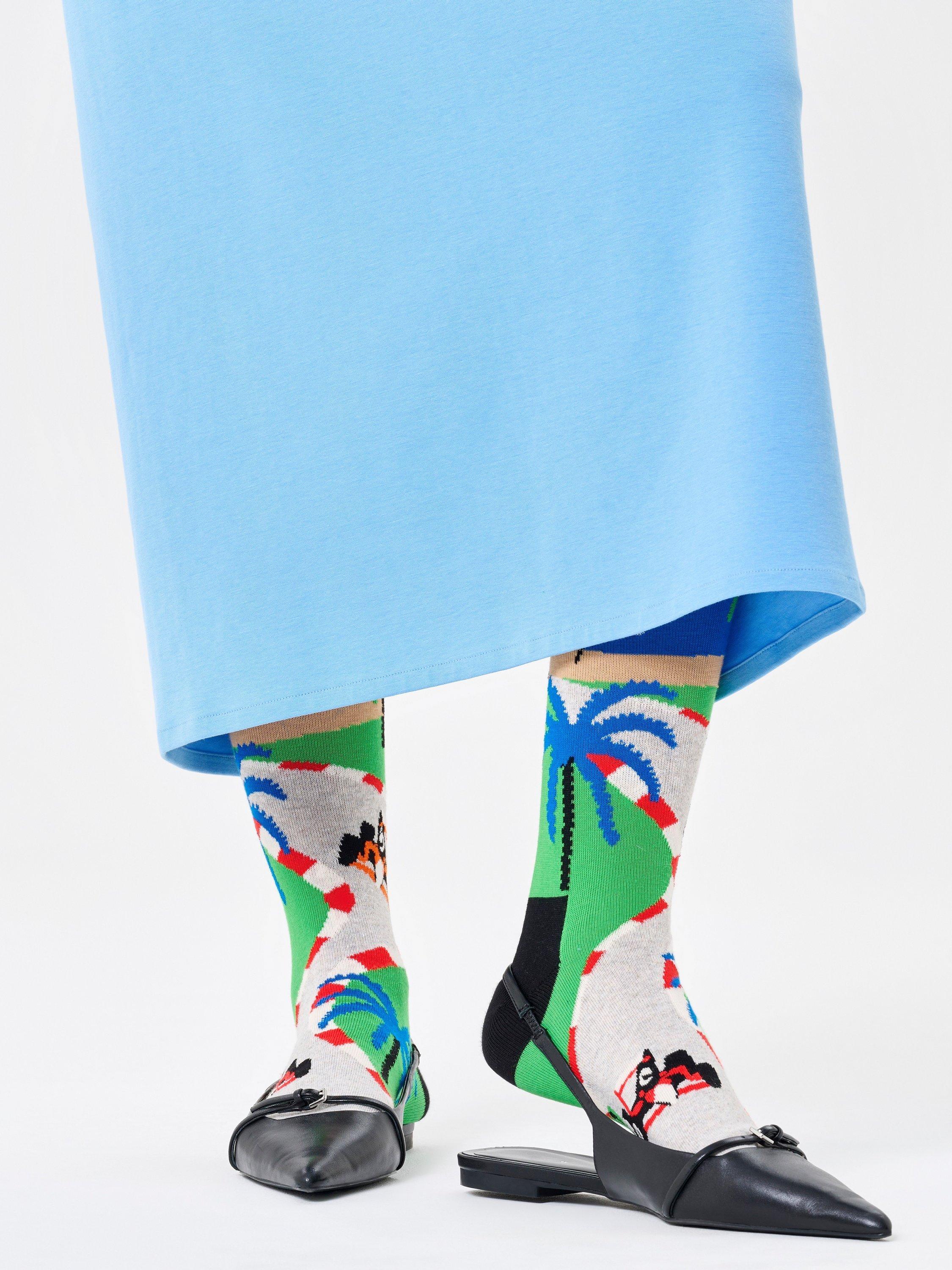 Product image 2 of 3, which shows Happy Socks Racing Socks, One Size, Multi