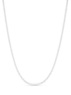 Tish Lyon Echo 9ct White Gold Necklace, Silver