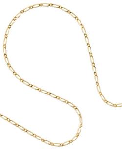 Tish Lyon Rosemary 9ct Yellow Gold Chain Necklace, Gold - view 2, Gold