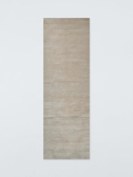 John Lewis Luxury Deep Pile Pure Wool Runner Rug, L240 x W80 cm, Natural