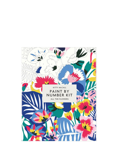 Galison Kitty McCall  All the Flowers Paint By Numbers Kit