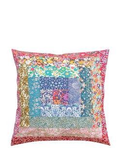 Alice Caroline Log Cabin Liberty Fabric Tana Lawn® Cushion Cover Sewing Kit, Multi