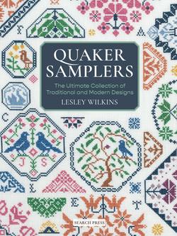 Search Press Quaker Samplers by Lesley Wilkins, Multi