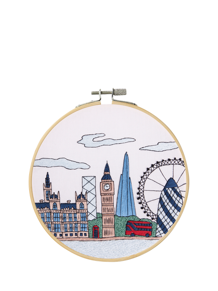 DMC London Skyline Embroidery Kit - view 2, Multi