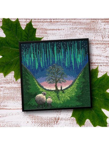 Bothy Threads Sycamore Gap Cross Stitch Kit - view 2, Multi