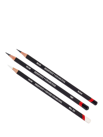 Derwent Charcoal Drawing Set - view 2, Multi