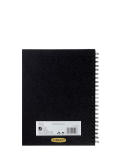 Derwent A4 Hardback Wirebound Sketchbook - view 2, Multi