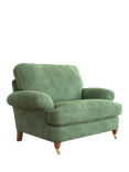 Laura Ashley Beaumaris Snuggler, Teak Leg, Orla Fresh Green