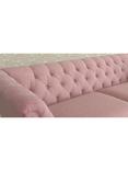 Laura Ashley Chatsworth Large 3 Seater Sofa, Oak Leg, Anneliese Grape Purple