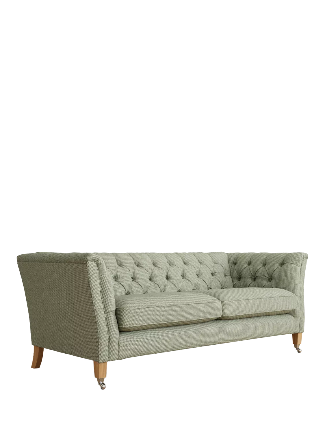 Laura Ashley Chatsworth Large 3 Seater Sofa, Oak Leg