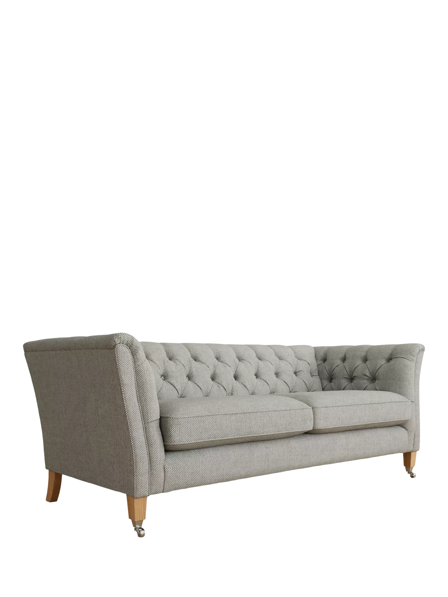 Laura Ashley Chatsworth Large 3 Seater Sofa, Oak Leg