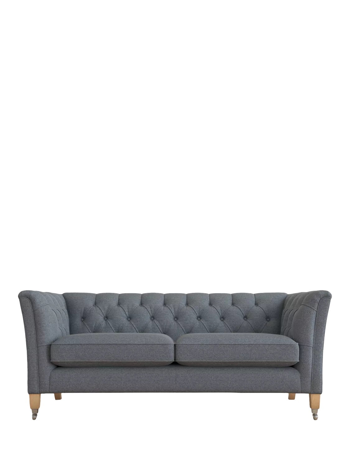 Laura Ashley Chatsworth Medium 2 Seater Sofa, Oak Leg