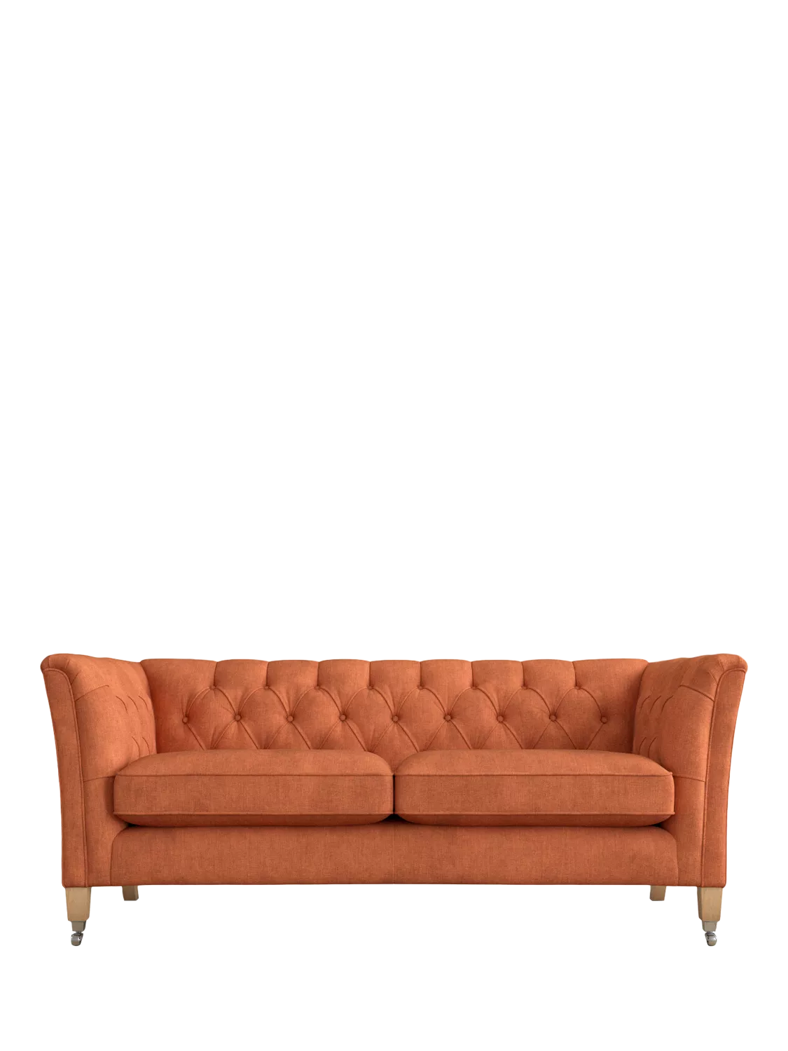 Laura Ashley Chatsworth Medium 2 Seater Sofa, Oak Leg