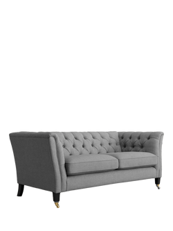 Laura Ashley Chatsworth Medium 2 Seater Sofa, Teak Leg, Anneliese Sage