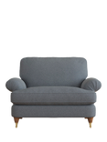 Laura Ashley Beaumaris Snuggler, Teak Leg, Anneliese Midnight Blue
