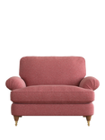 Laura Ashley Beaumaris Snuggler, Teak Leg, Anneliese Rosewood Red
