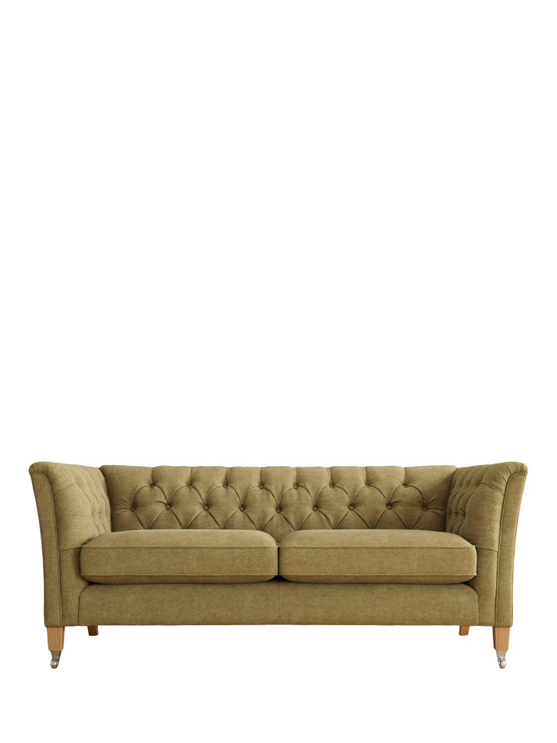 Chatsworth Range, Laura Ashley Chatsworth Small 2 Seater Sofa, Oak Leg, Orla Gold