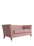 Laura Ashley Chatsworth Small 2 Seater Sofa, Teak Leg, Anneliese Grape Purple
