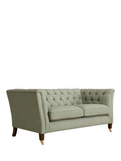 Laura Ashley Chatsworth Small 2 Seater Sofa, Teak Leg, Anneliese Sage