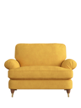 Laura Ashley Beaumaris Snuggler, Teak Leg, Bainton Ochre Yellow