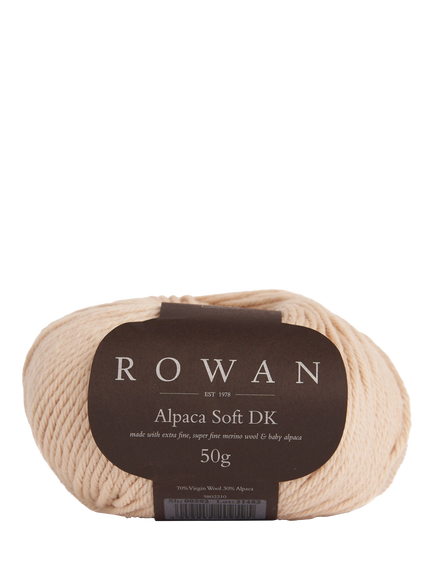Rowan Alpaca Soft DK Yarn, 50g, Champagne