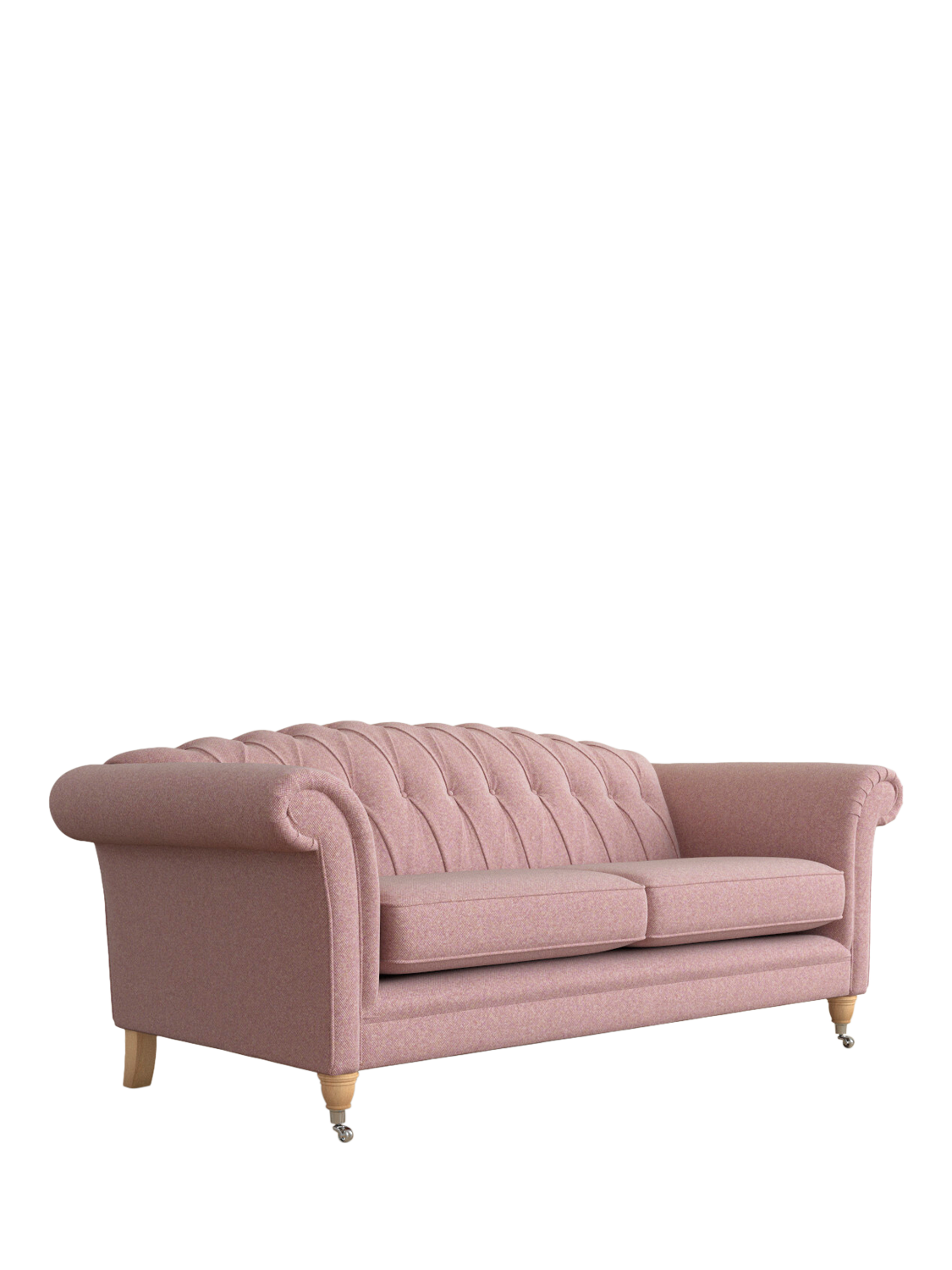 Gloucester Range, Laura Ashley Gloucester Grand 4 Seater Sofa, Oak Leg, Anneliese Grape Purple
