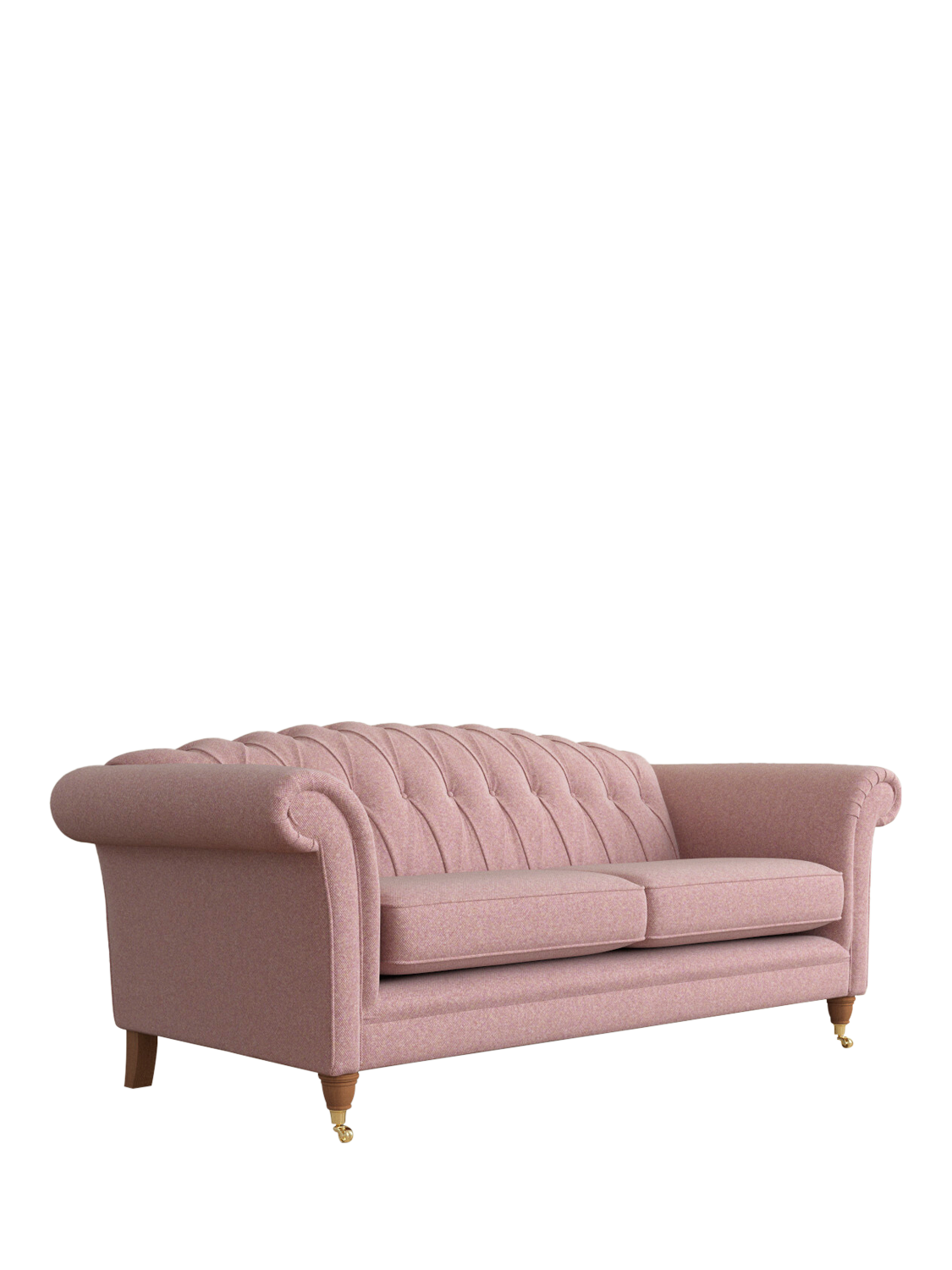 Gloucester Range, Laura Ashley Gloucester Grand 4 Seater Sofa, Teak Leg, Anneliese Grape Purple