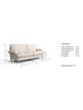 Laura Ashley Beaumaris Grand 4 Seater Sofe, Oak Leg