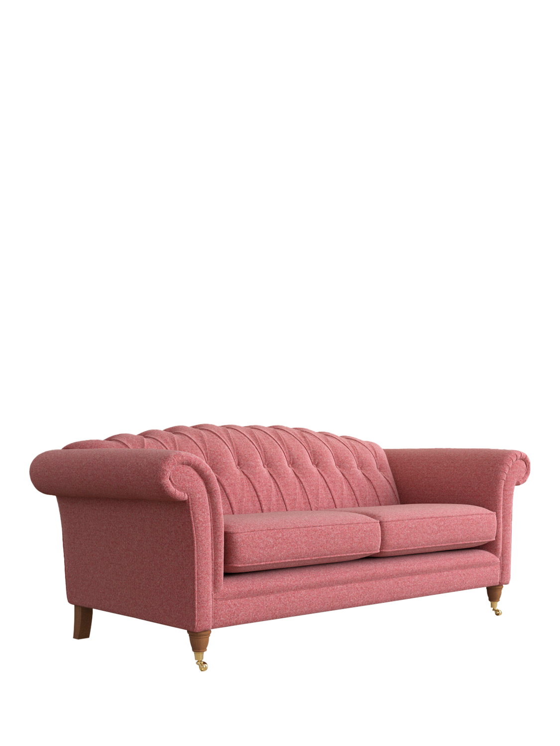 Gloucester Range, Laura Ashley Gloucester Grand 4 Seater Sofa, Teak Leg, Anneliese Rosewood Red