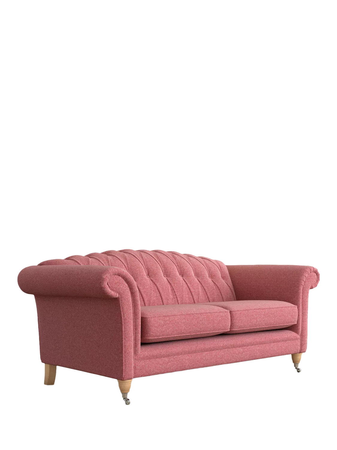 Laura Ashley Gloucester Large 3 Seater Sofa, Oak Leg