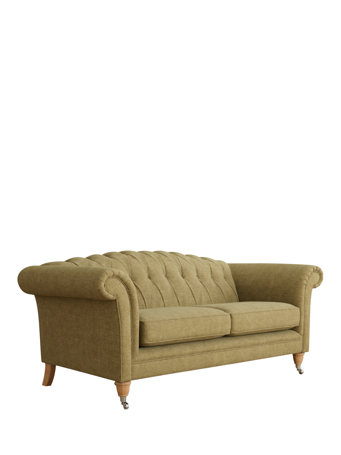 Gloucester Range, Laura Ashley Gloucester Large 3 Seater Sofa, Oak Leg, Orla Gold