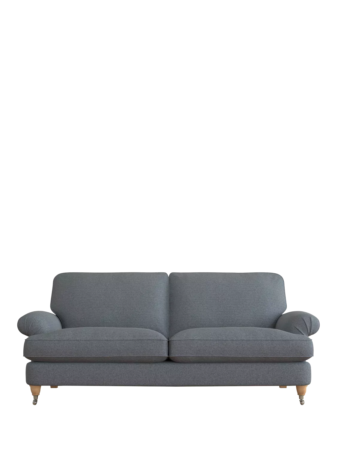 Laura Ashley Beaumaris Large 3 Seater Sofa, Oak Leg
