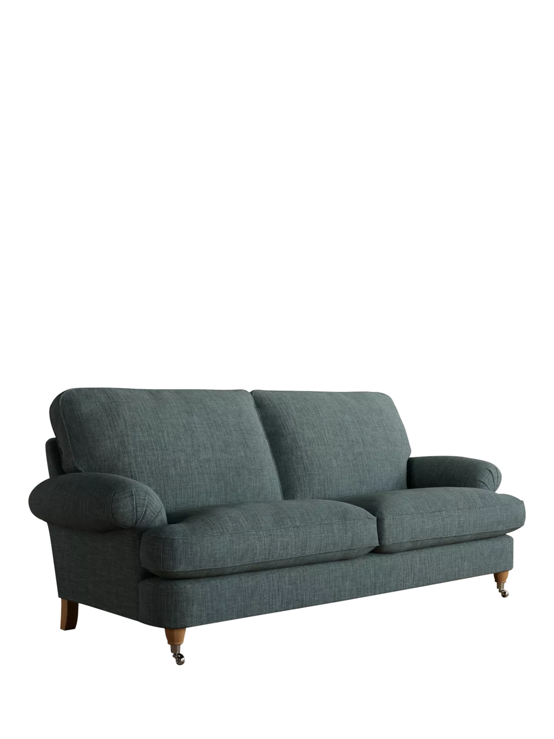 Laura Ashley Beaumaris Large 3 Seater Sofa, Oak Leg