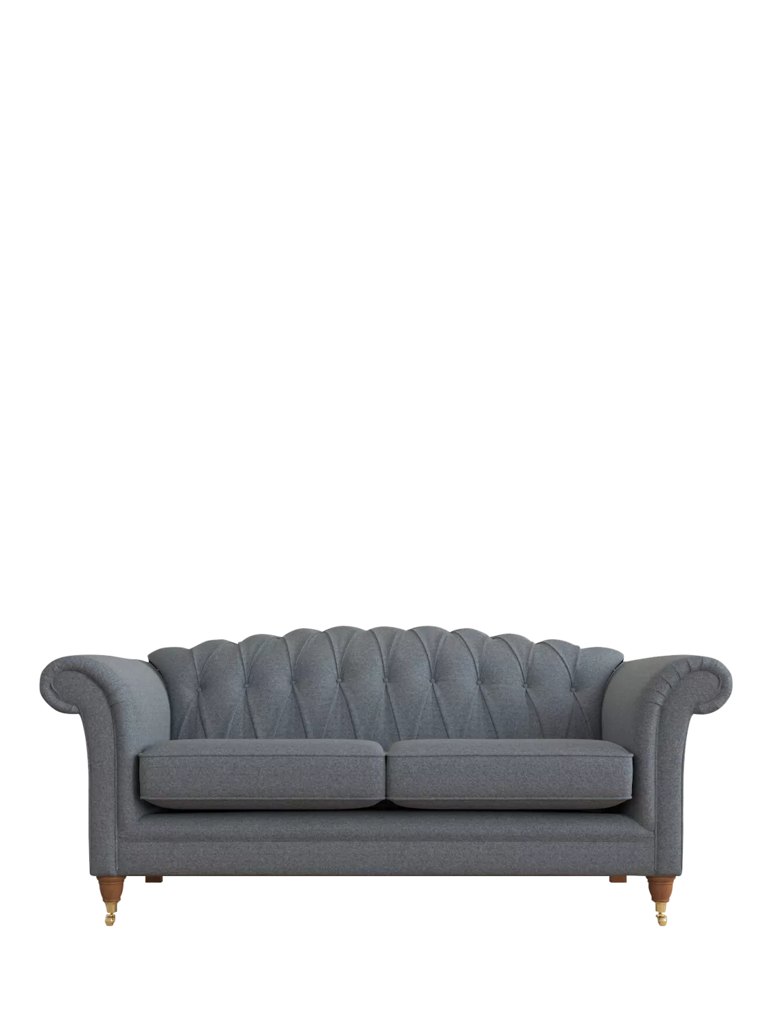 Laura Ashley Gloucester Large 3 Seater Sofa, Teak Leg