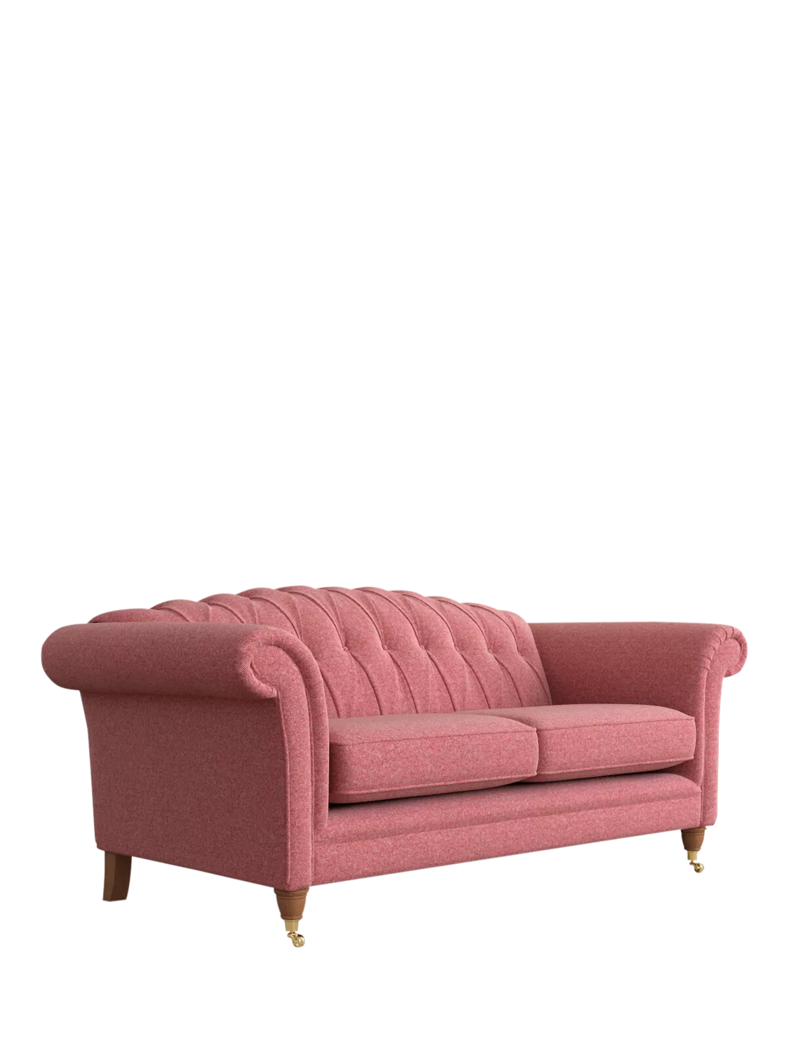 Laura Ashley Gloucester Large 3 Seater Sofa, Teak Leg
