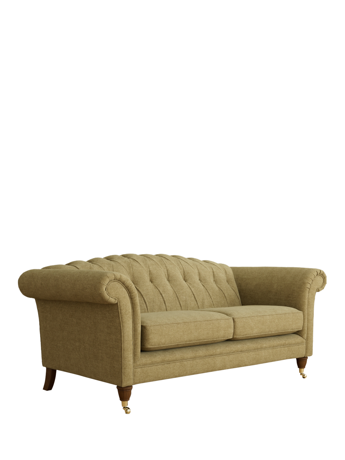 Gloucester Range, Laura Ashley Gloucester Large 3 Seater Sofa, Teak Leg, Orla Gold