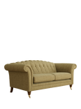 Laura Ashley Gloucester Large 3 Seater Sofa, Teak Leg, Orla Gold