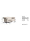 Laura Ashley Gloucester Large 3 Seater Sofa, Teak Leg, Orla Gold
