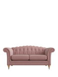 Laura Ashley Gloucester Medium 2 Seater Sofa, Oak Leg, Anneliese Grape Purple