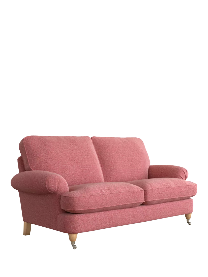 Laura Ashley Beaumaris Medium 2 Seater Sofa, Oak Leg