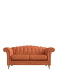 Laura Ashley Gloucester Medium 2 Seater Sofa, Oak Leg, Bainton Terracotta