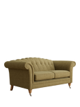 Laura Ashley Gloucester Medium 2 Seater Sofa, Oak Leg, Orla Gold