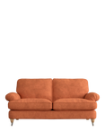 Laura Ashley Beaumaris Medium 2 Seater Sofa, Oak Leg, Bainton Terracotta