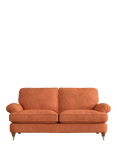 Laura Ashley Beaumaris Medium 2 Seater Sofa, Teak Leg, Bainton Terracotta