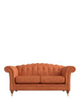 Laura Ashley Gloucester Medium 2 Seater Sofa, Teak Leg, Bainton Terracotta