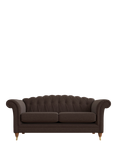 Laura Ashley Gloucester Medium 2 Seater Sofa, Teak Leg, Harley Chestnut Brown