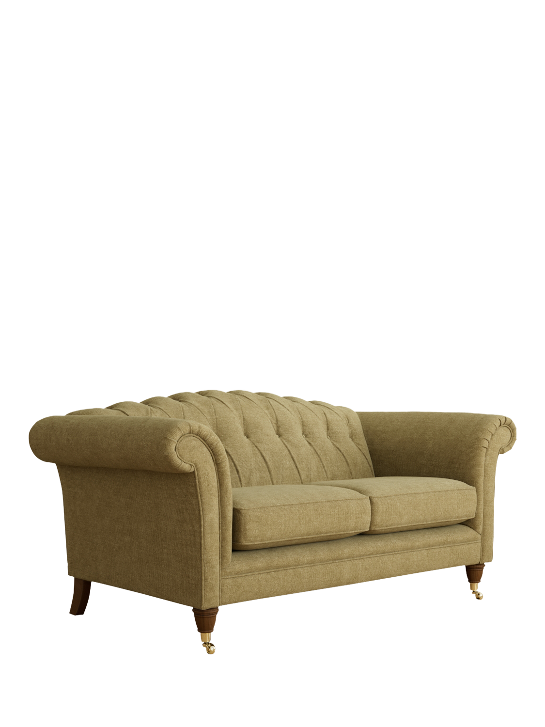 Gloucester Range, Laura Ashley Gloucester Medium 2 Seater Sofa, Teak Leg, Orla Gold